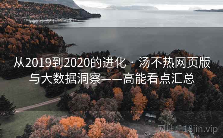 从2019到2020的进化 · 汤不热网页版与大数据洞察——高能看点汇总